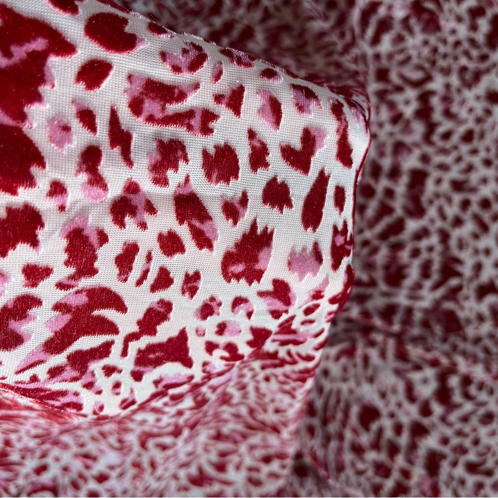 Red Velvet Burnout Teddy